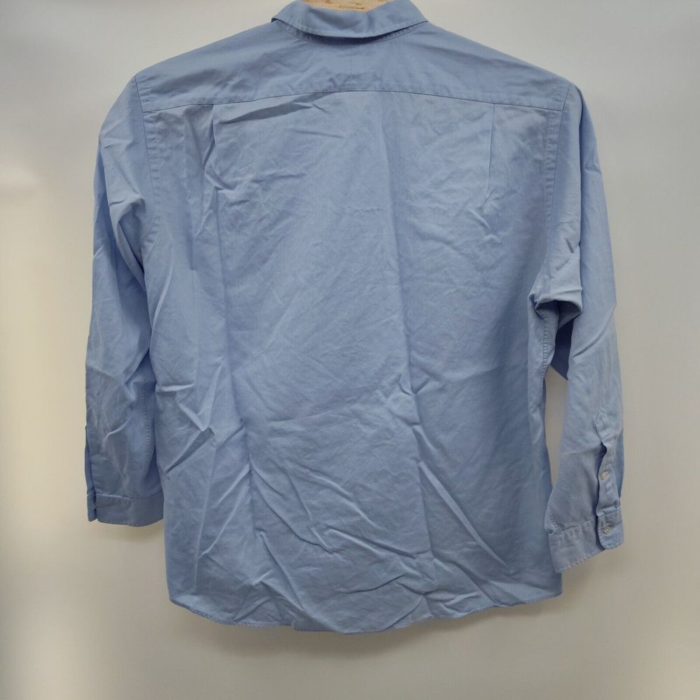 Polo Ralph Lauren Shirt Men XXL Blue Button up L/Sleeve Lowell Sport Herringbone - Picture 4 of 6